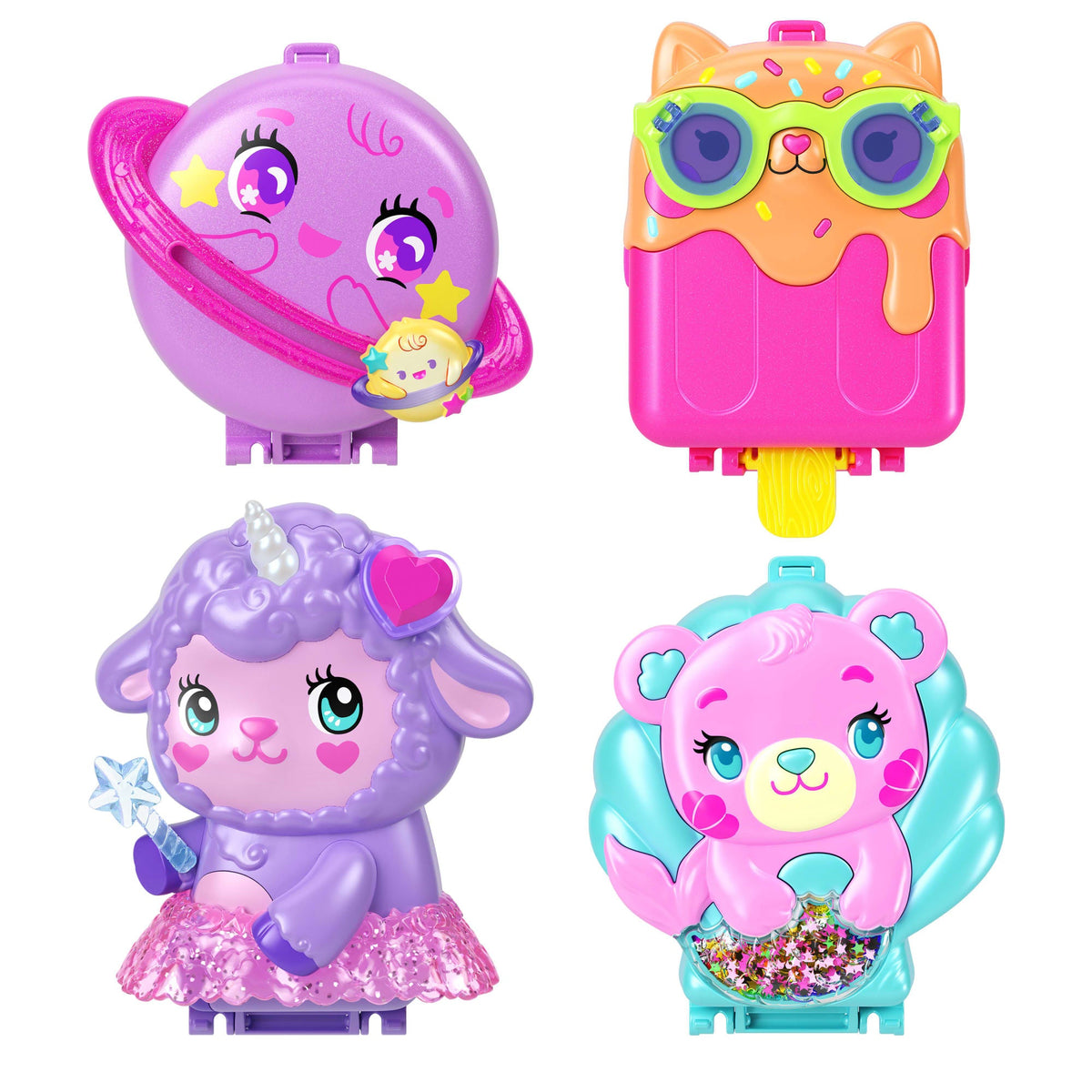 Polly Pocket Set de Juego Mundo de Compactos de Polly