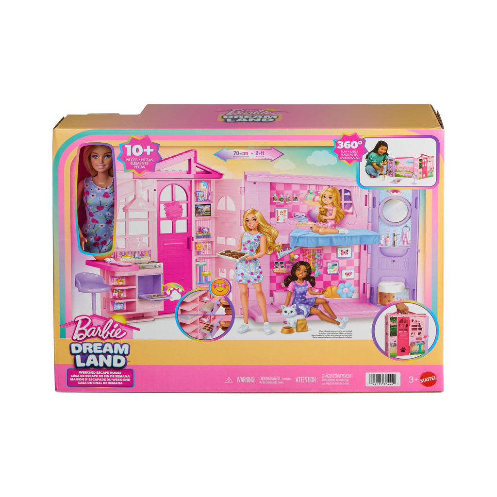 Barbie Dream Land Set de Juego Casa Glam Con Muñeca