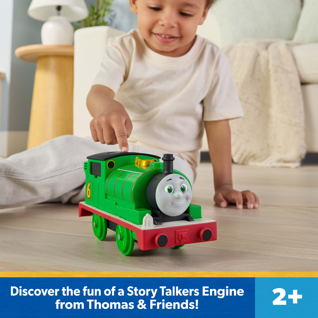 Thomas & Friends By Fisher-Price, Toy Percy Train Engine With Sound Effects, Battery-Powered
