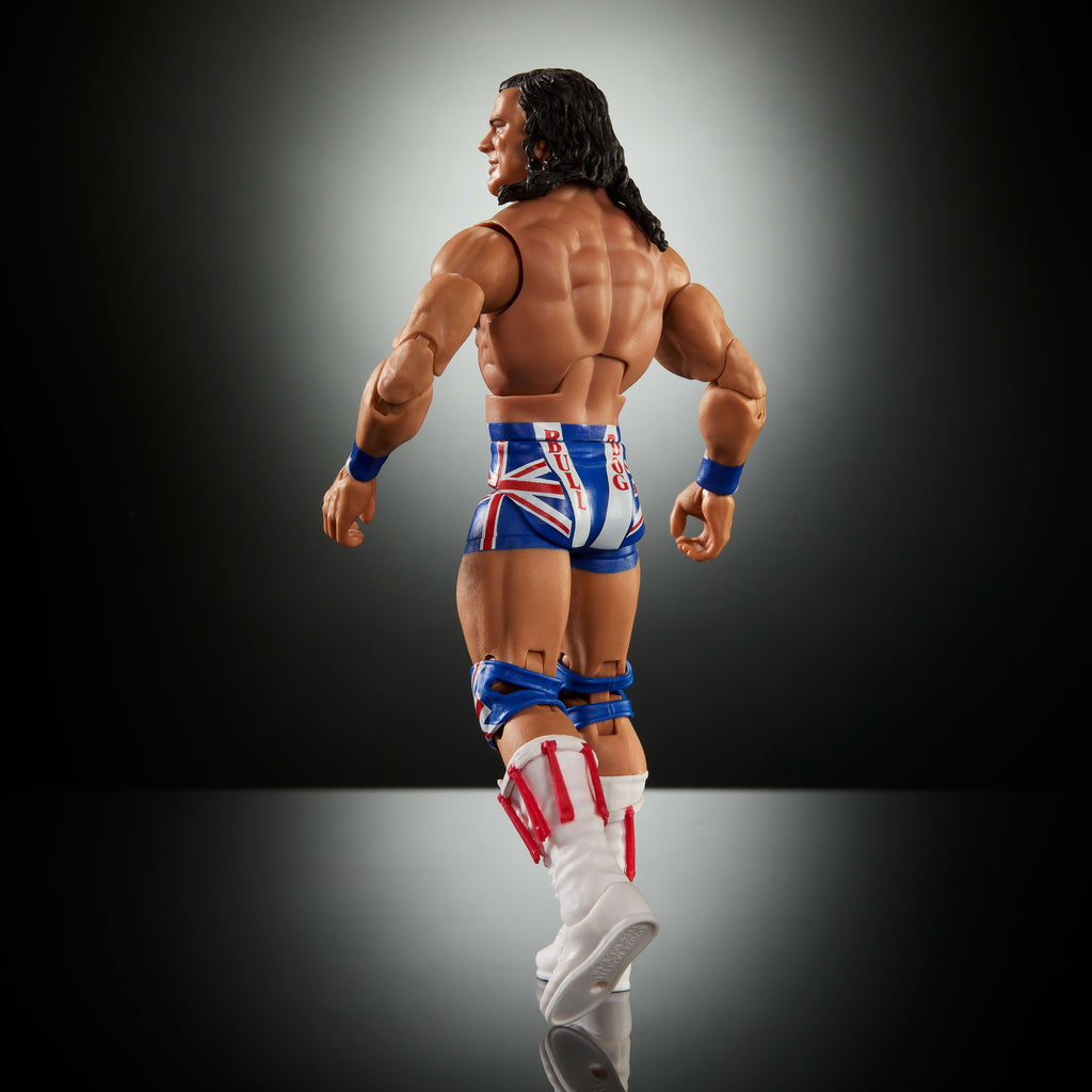 WWE Elite Legends British Bulldog Action Figure & Accessories, Series 29 6-inch Collectible Set