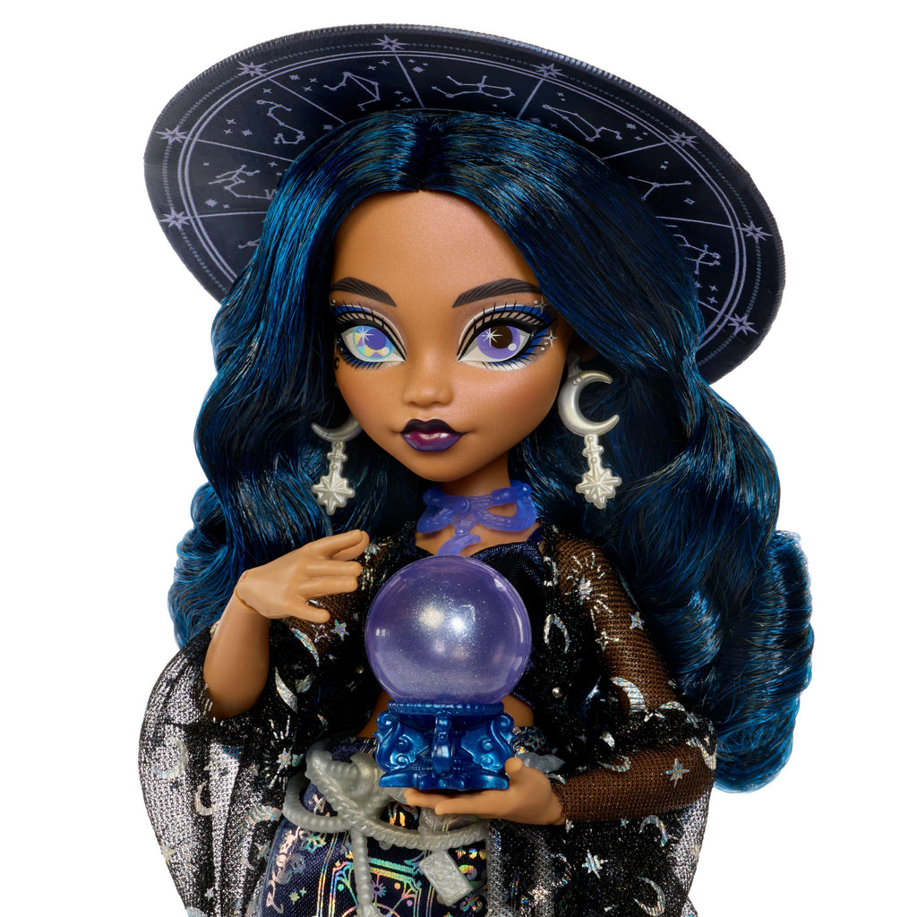 Moonspell Magic By Monster High Claire De Luna Fashion Doll, Clairvoyant Witch With Accessories