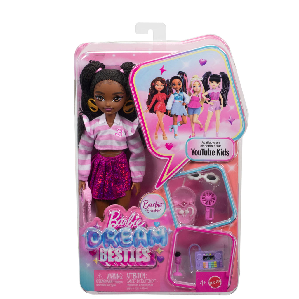 Barbie Poupée Dream Besties 'Brooklyn' et Accessoires