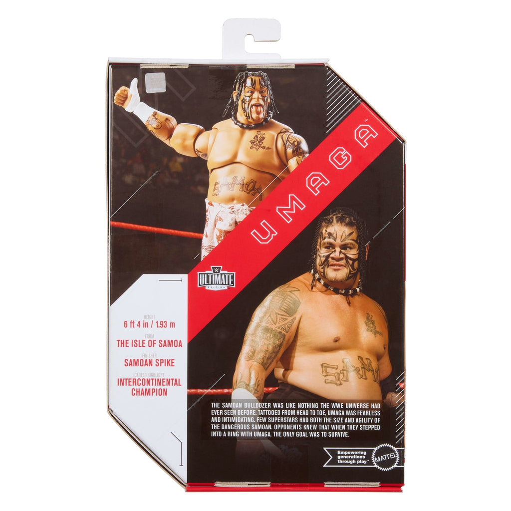 WWE Ultimate Edition Umaga Action Figure & Accessories Set, 6-Inch Collectible Superstar