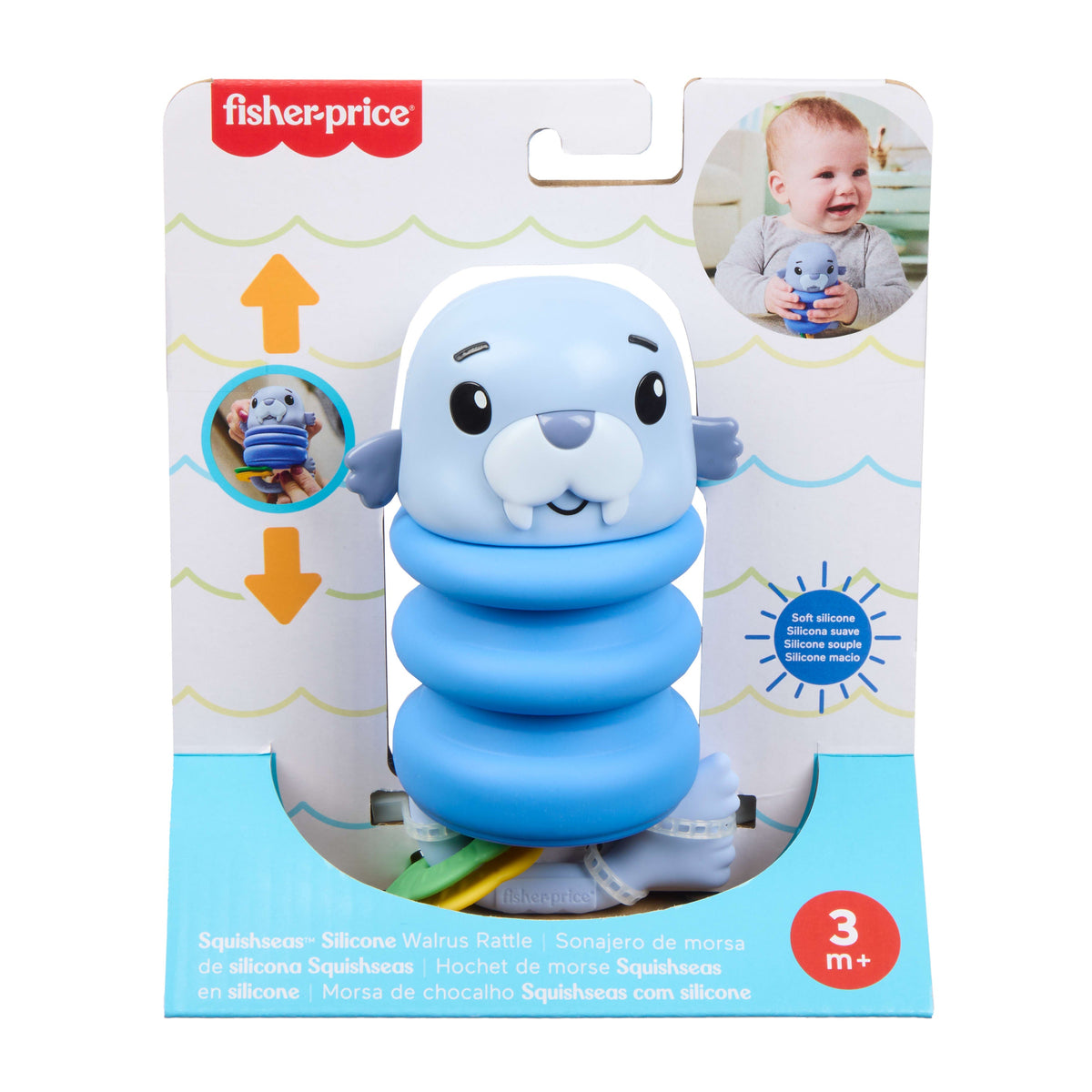 Fisher-Price Baby Juguete para Bebés Mordederas Animalitos del Mar