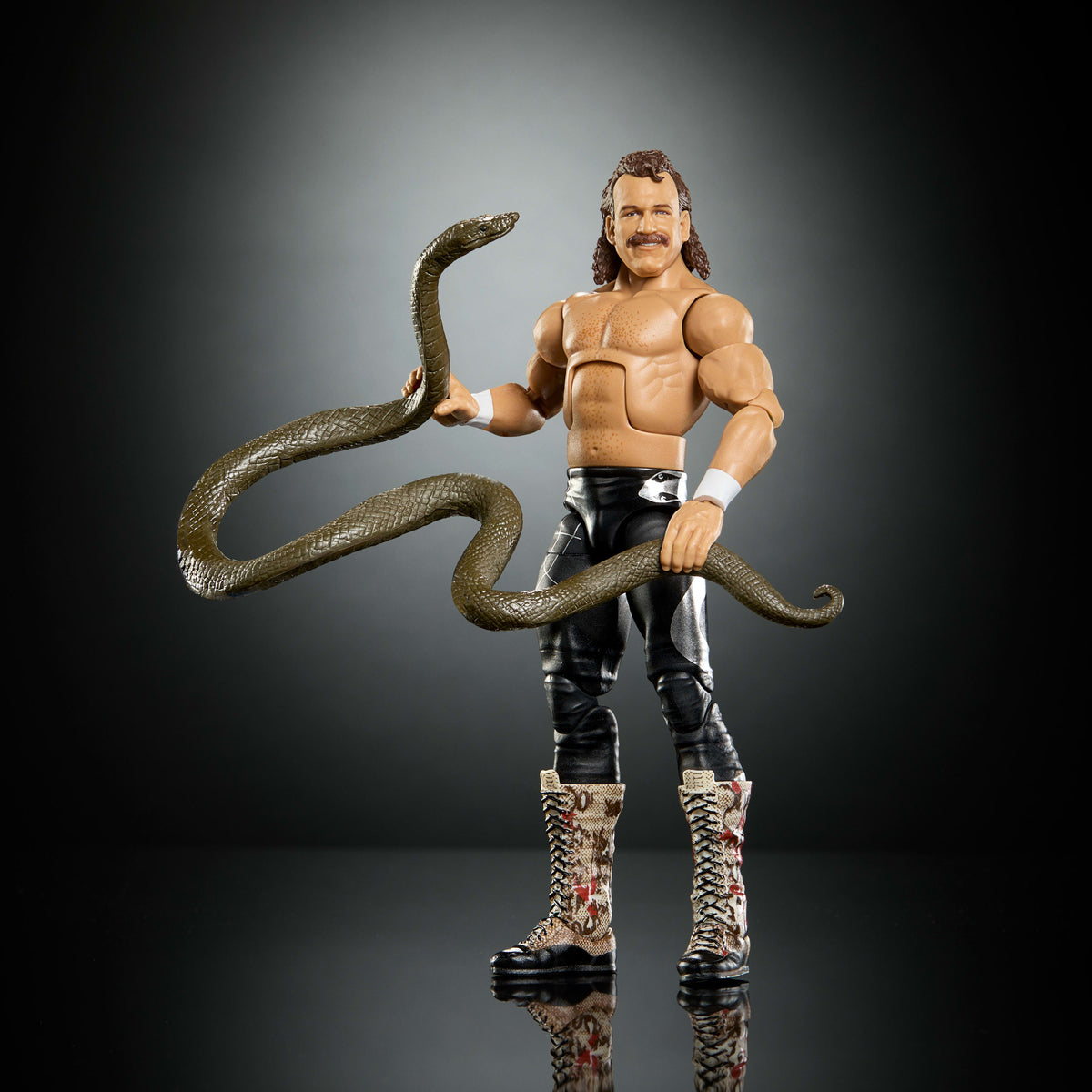 Wwe Figurine Articulée Wrestlemania Jake Le Serpent