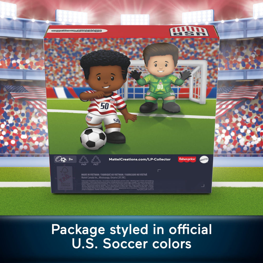 Little People Collector U.S. Soccer Special Edition Set For Sports Fans, 2 Figures