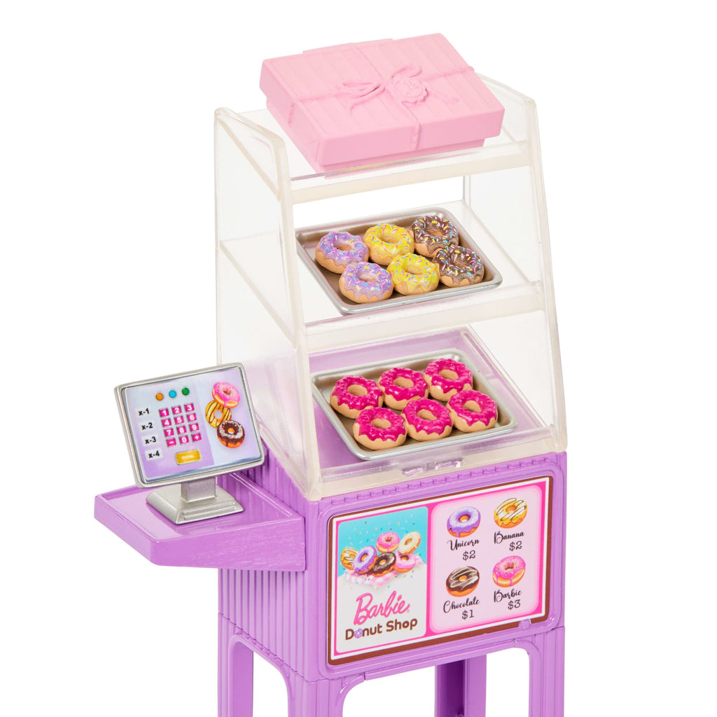 Barbie Careers Donut Shop Playset With Fashion Doll, Conveyor Belt, Accessories & Color-Change