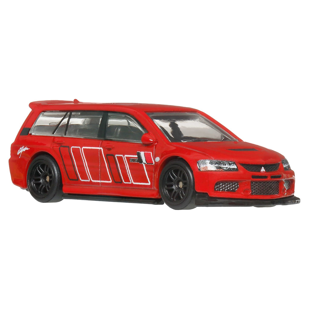 Hot Wheels Premium Kultowe auta 2-pak Mitsubishi Lancer Evolution IX Wagon + Subaru Forester Samochody 1:64 Zestaw autek Zabawki 3+