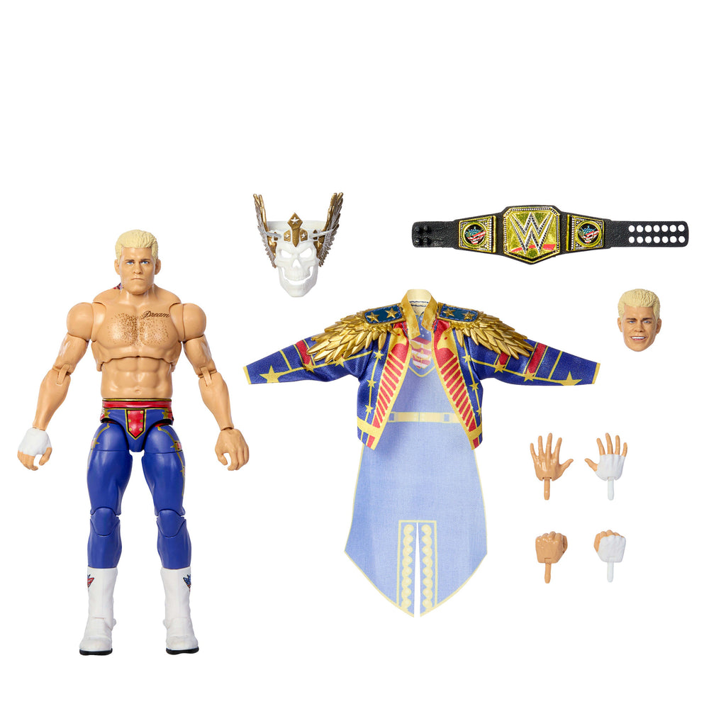 WWE Ultimate Edition Action Cody Rhodes Figure & Accessories Set, 6-Inch Collectible Superstar