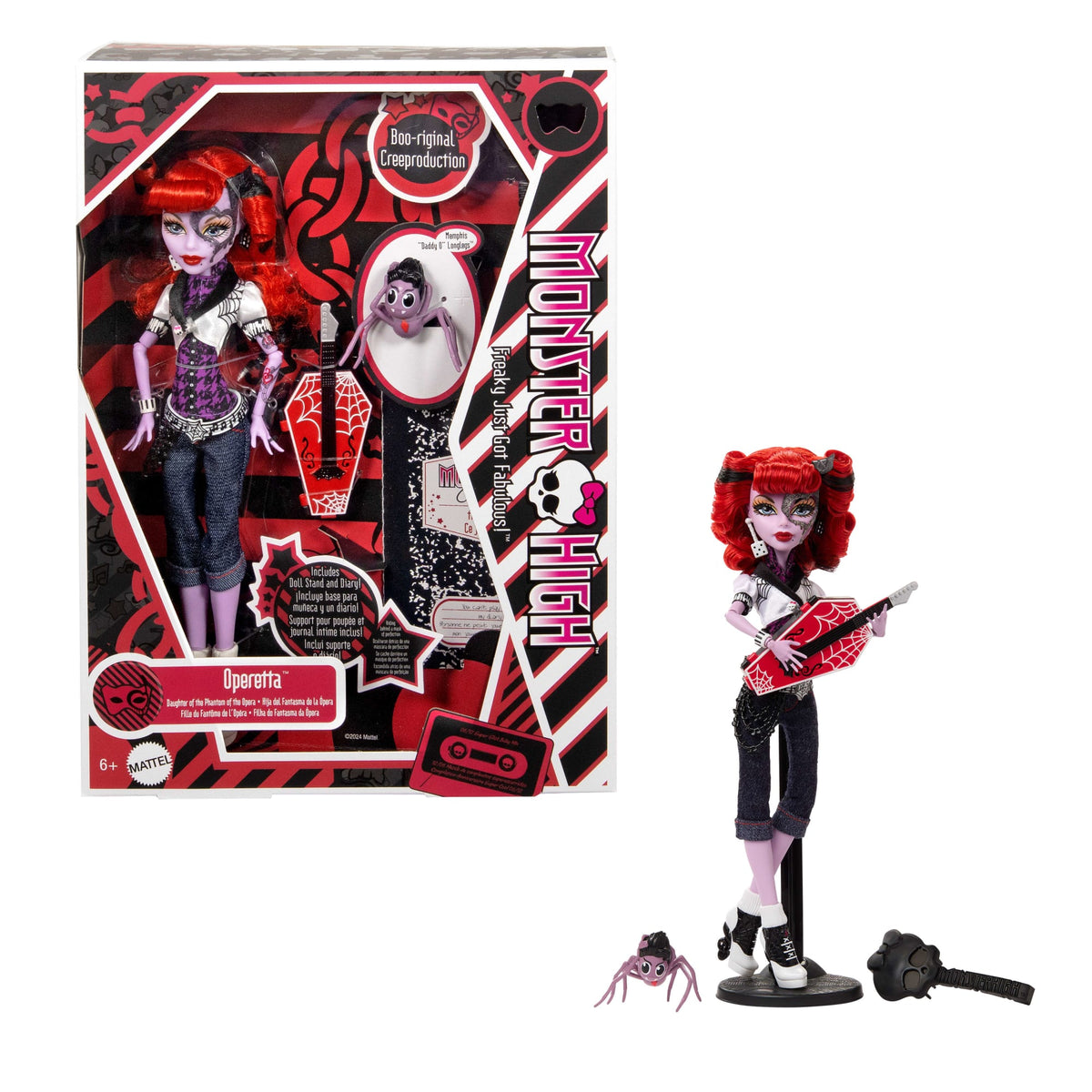 Monster High – Boo-Riginal Creeproduction – Poupée – Operetta, Animal