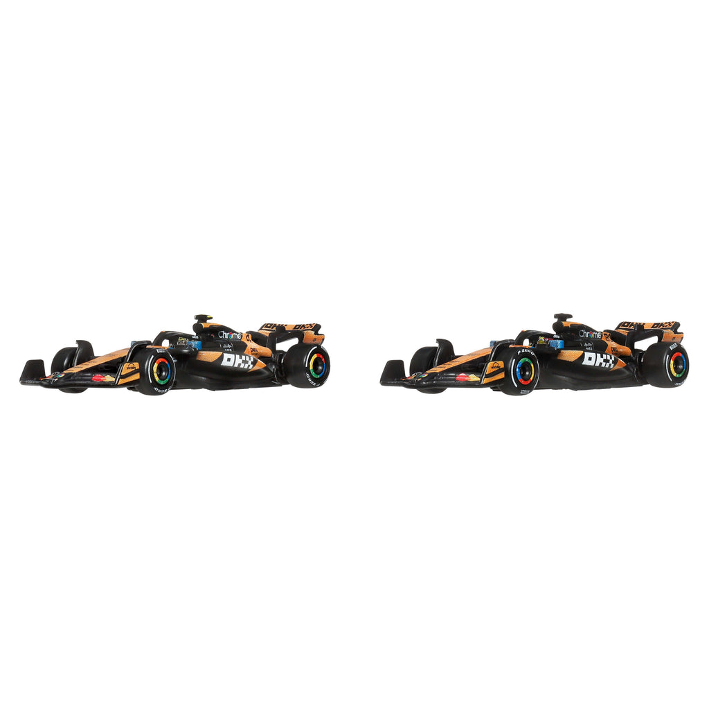 Hot Wheels-Coffret de 2 Voitures Mclaren Formula 1 Team Premium