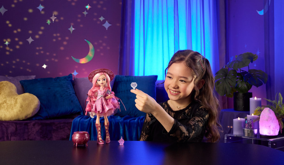 Moonspell Magic By Monster High Carina Song Fashion Doll, Love Witch With Accessories