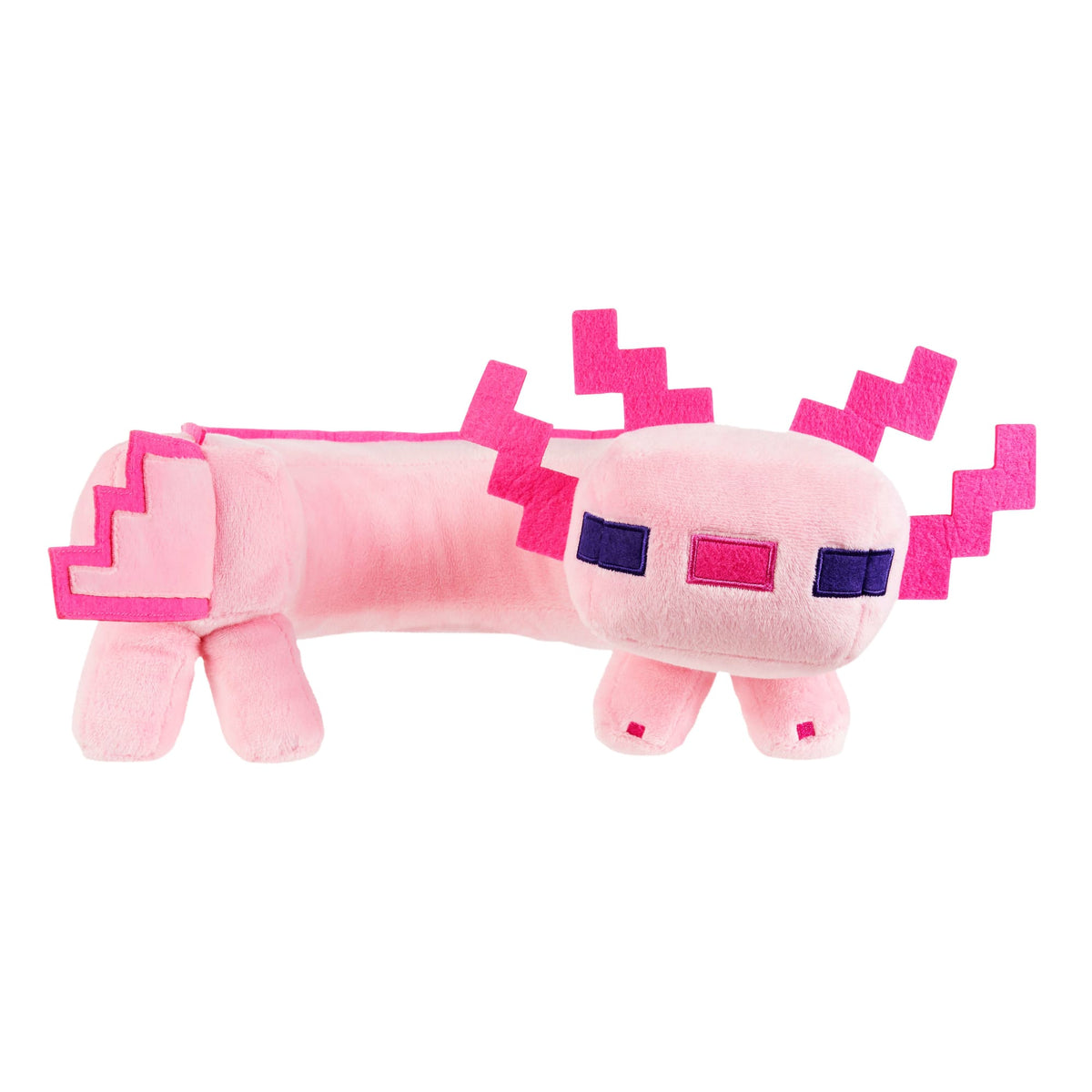 Minecraft Axolotl Neck Pillow, Plush Toy With Sound Feature, Curved To Stay in Place