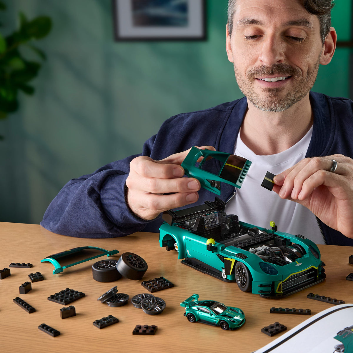 Mattel Brick Shop Mattel Brick Shop Jogo de Construção '24 Aston Martin Vantage GT3