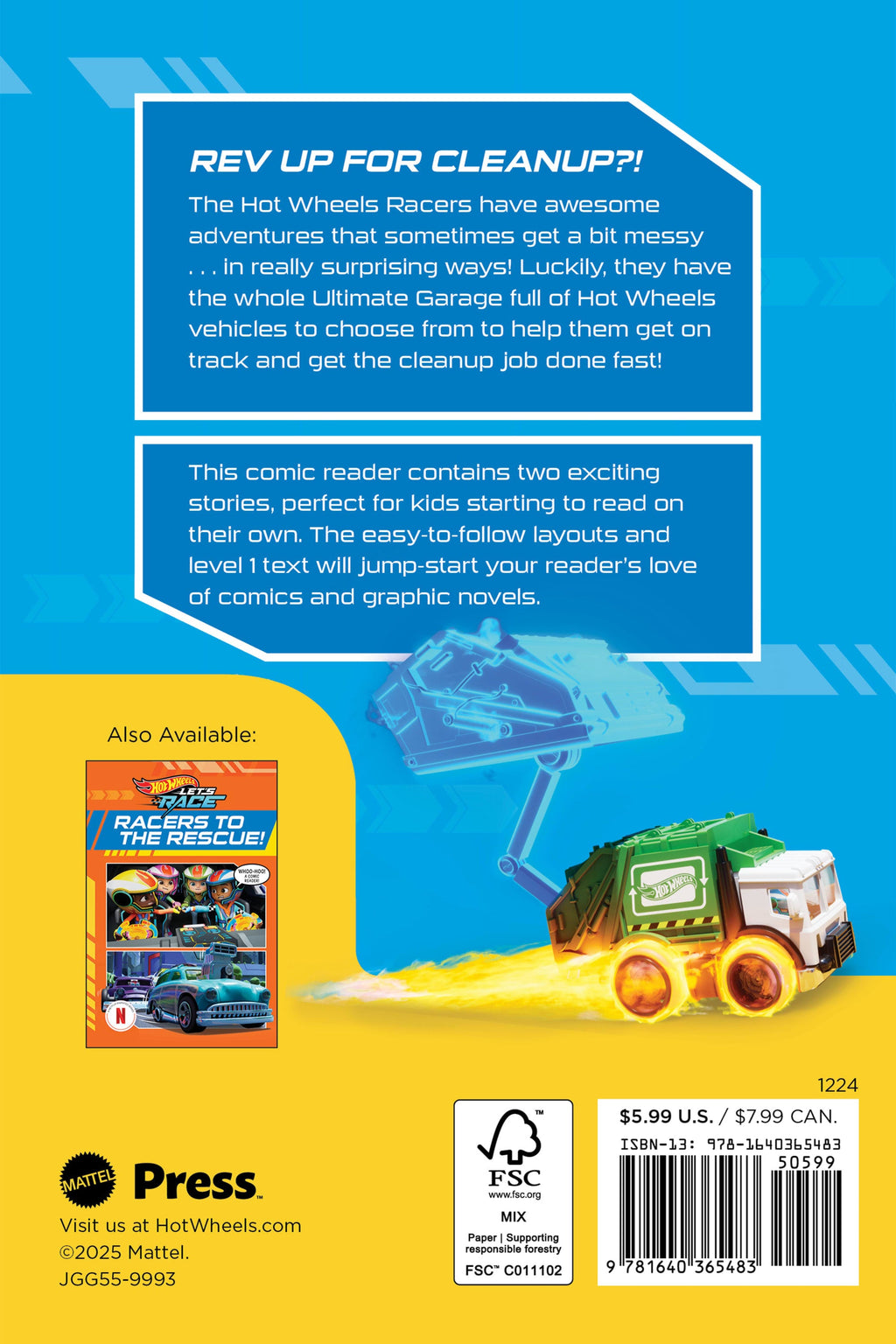 Hot Wheels Let's Race: Cleanup Challenge (Comic Reader)