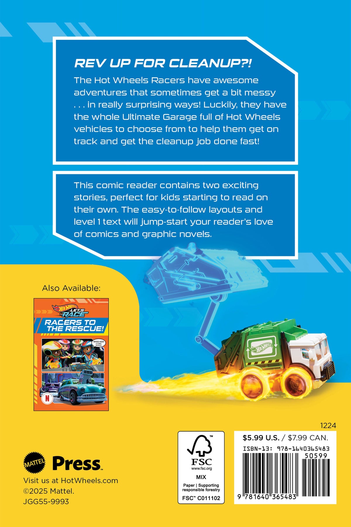 Hot Wheels Let's Race: Cleanup Challenge (Comic Reader)