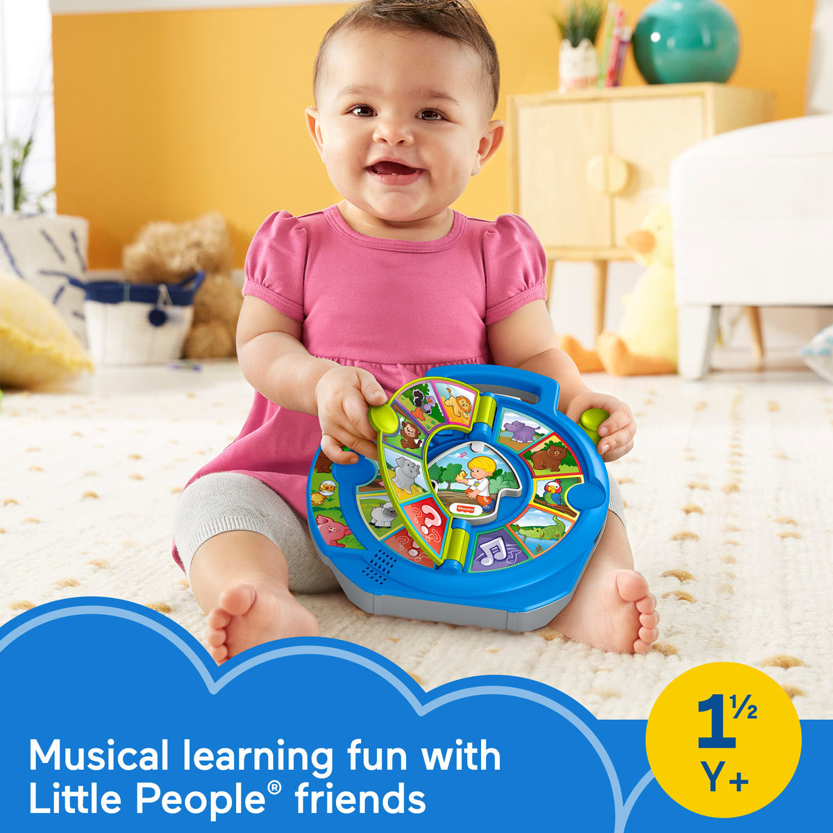 Fisher-Price Little People World Of Animals See ‘n Say Toddler Musical Learning Toy