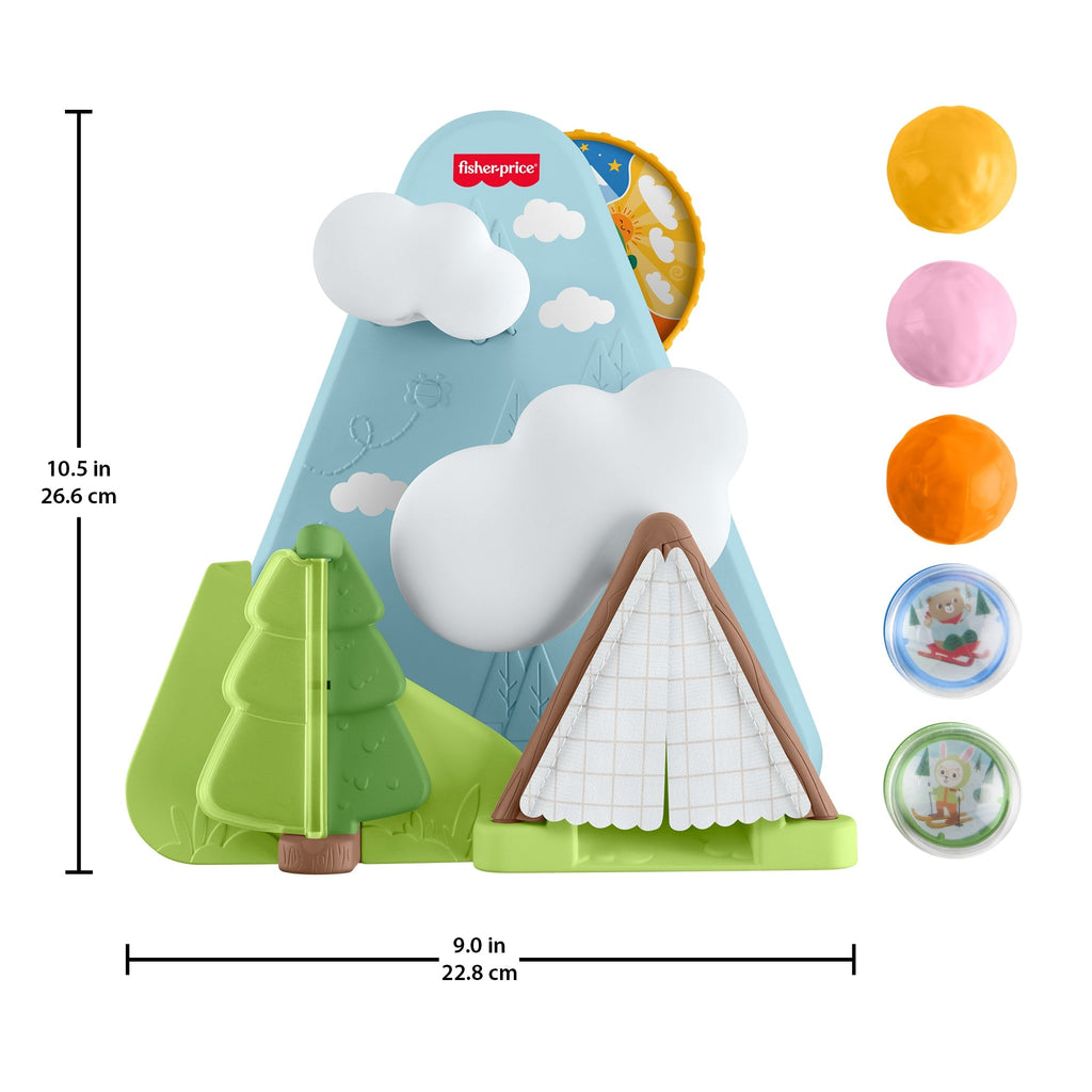 Fisher-Price Friendship Forest Ball Drop Mountain Developmental Activity Toy For Baby, 5 Balls
