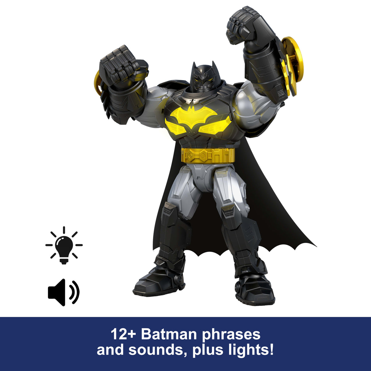 DC Premier 6.5 Inch Feature Action Figures, Specific Motion, Lights & Movie Dialogue & 12+ Sounds