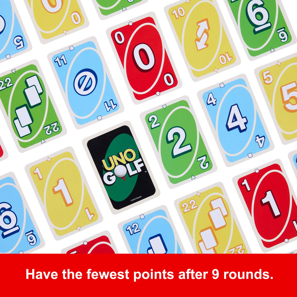 UNO Golf Card Game For Kid, Adult & Family Nights, Parties & Travel, Includes 112 Cards