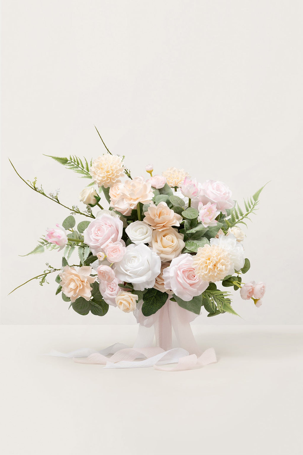 Medium Free-Form Bridal Bouquet in Cream & Blush