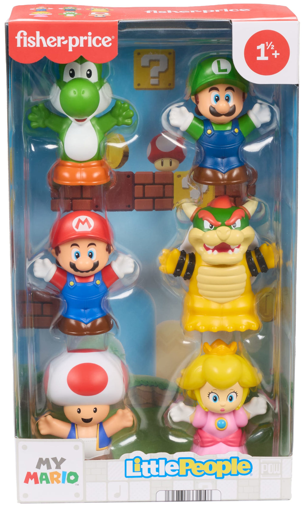 Little People Nintendo Juguete para Bebés Paquete de figuras de Mario Bros
