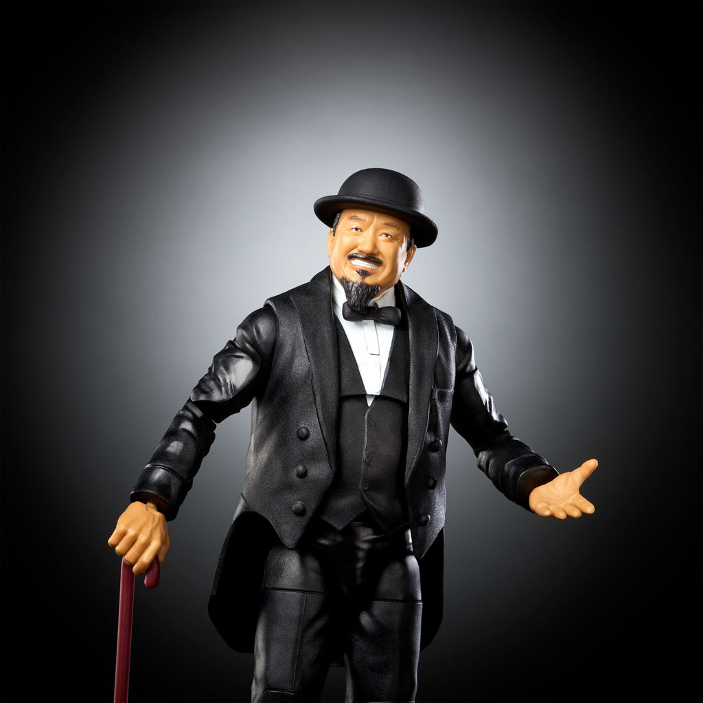 WWE Elite Legends Mr. Fuji Action Figure & Accessories, Series 30 6-inch Collectible Set