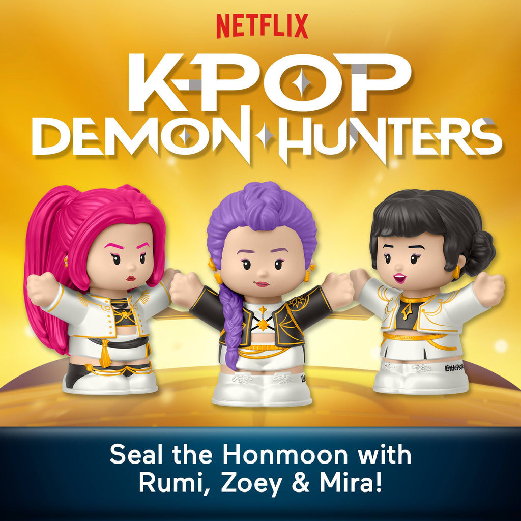 Little People Collector Kpop Demon Hunters: Huntr/X Special Edition Set, 3 Figures