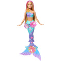 Barbie Fantasia Boneca Sereia com Transformação de Flor Cabelo Rosa