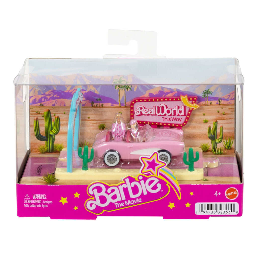 Barbie Mini BarbieLand Veículo para Boneca O Filme Barbie e Ken Mundo Real