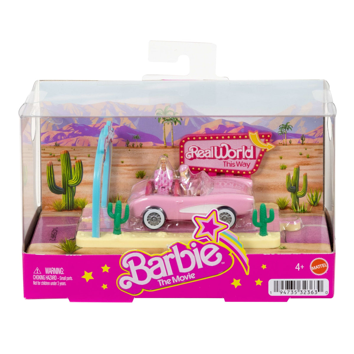 Barbie Mini BarbieLand Veículo para Boneca O Filme Barbie e Ken Mundo Real