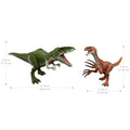 Jurassic World 2-Pack Of Dinosaur Figures Giganotosaurus & Therizinosaurus, Attack Actions