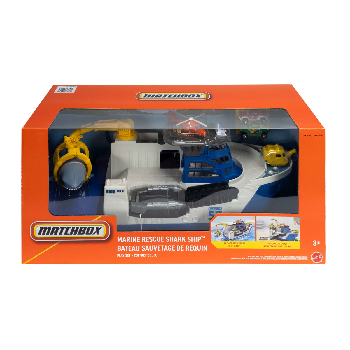 Matchbox™ Bateau Sauvetage de Requin