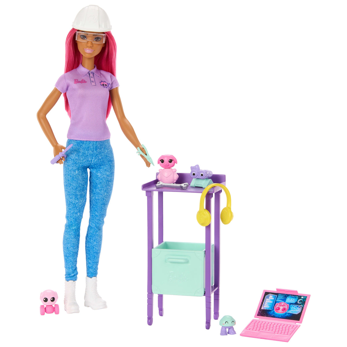Barbie Careers Fashion Doll, Stem Robotics Engineer With Outfit & Accessories, Make Your Own Robot