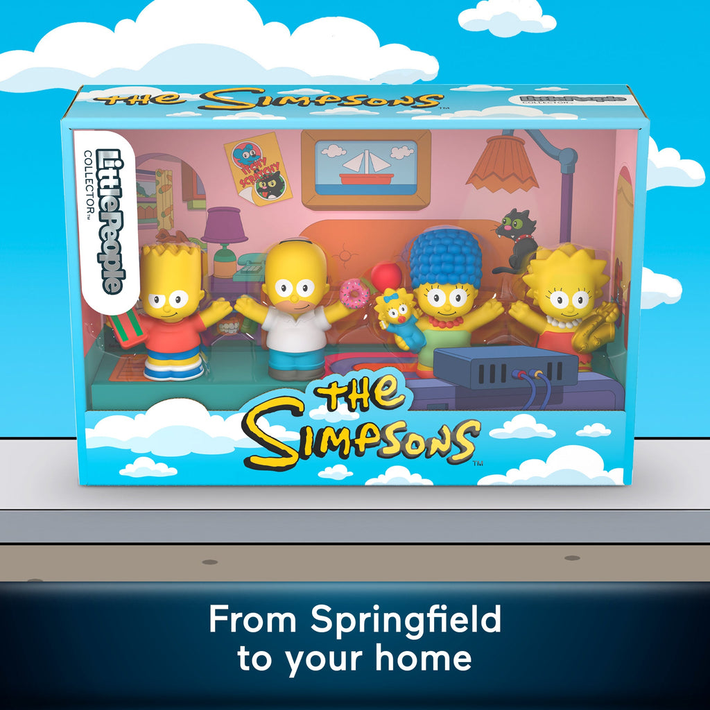 Little People Collector The Simpsons TV Series Special Edition Set For Fans, 4 Figures