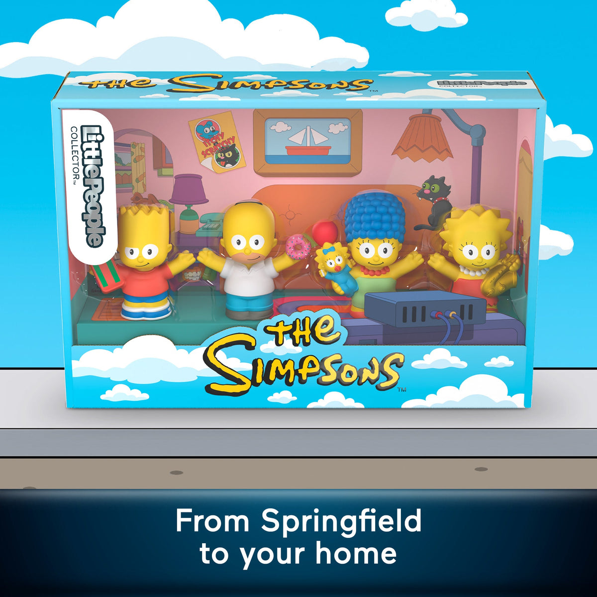 Little People Collector The Simpsons Tv Series Special Edition Set For Fans, 4 Figures