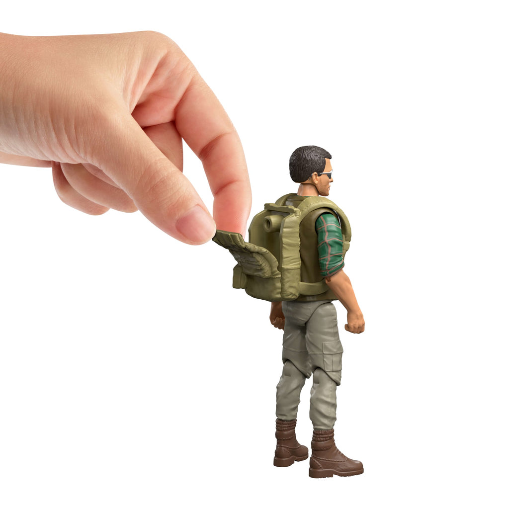 Jurassic World Rebirth Dr. Loomis & Pteranodon Figures Pack, Movie Accurate 3.75-Inch Scale