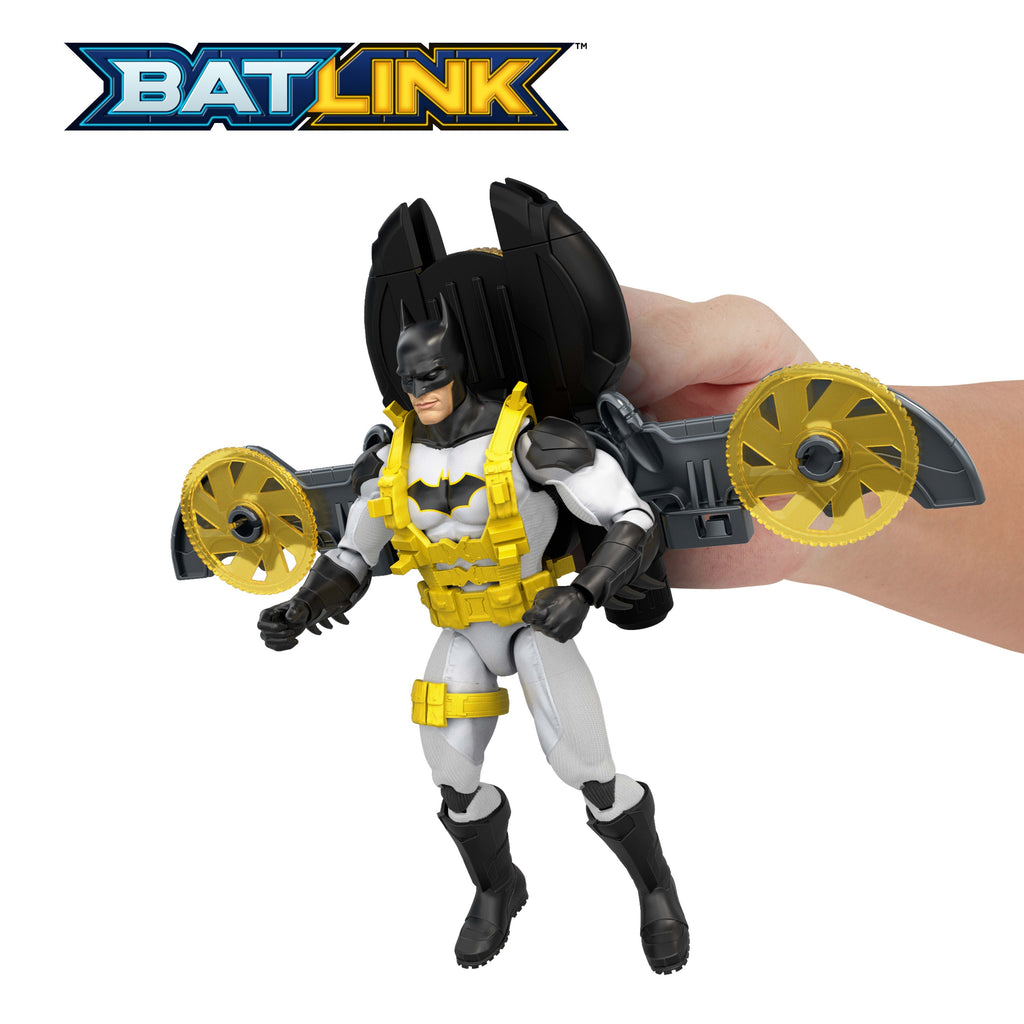 DC Premier Batlink Pack With Batmobile, Robin Cycle, Batman & Robin Figures, 2 Batarangs