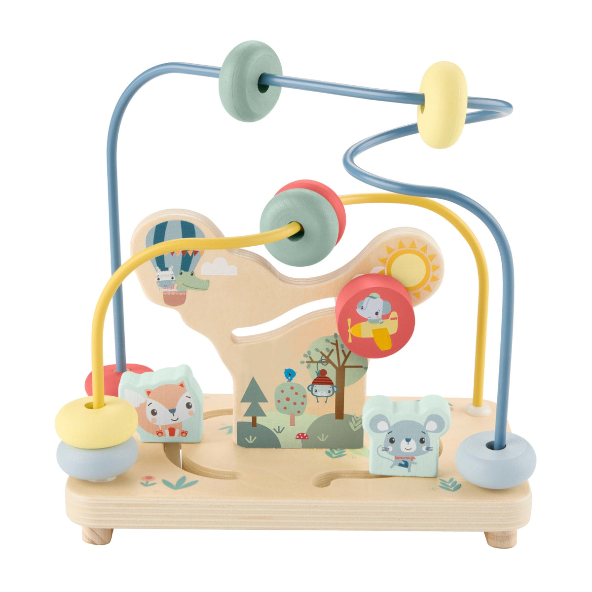 Labyrinthe en Bois Fisher-Price, Jouet Pour Bébé et Tout-Petit à Thème Animal Stimulant La Motricité Fine