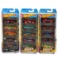 Hot Wheels 5-Pack Bundle Toy Cars Or Trucks, 15 Themed 1:64 Scale Vehicles