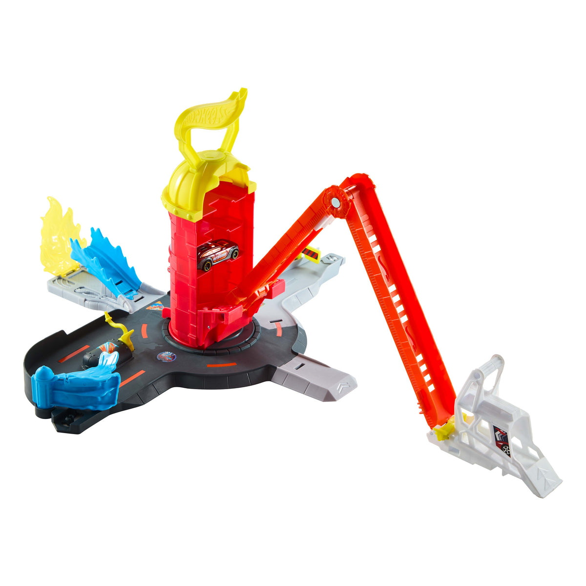 Hot Wheels City Pista de Brinquedo Super pista Corpo de Bombeiros
