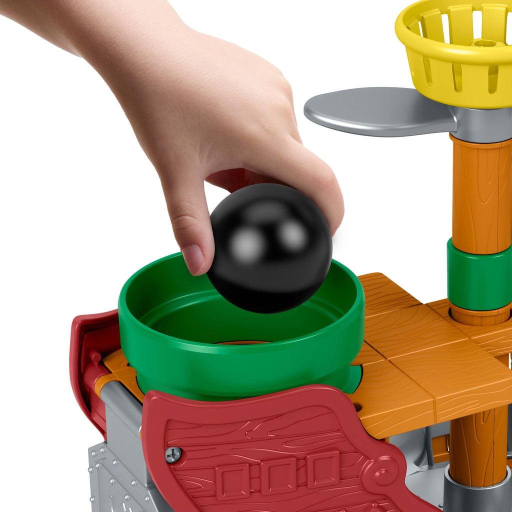 Little People Mario Bros Brinquedo para Bebês FP Little People Navio De Batalha De Bowser
