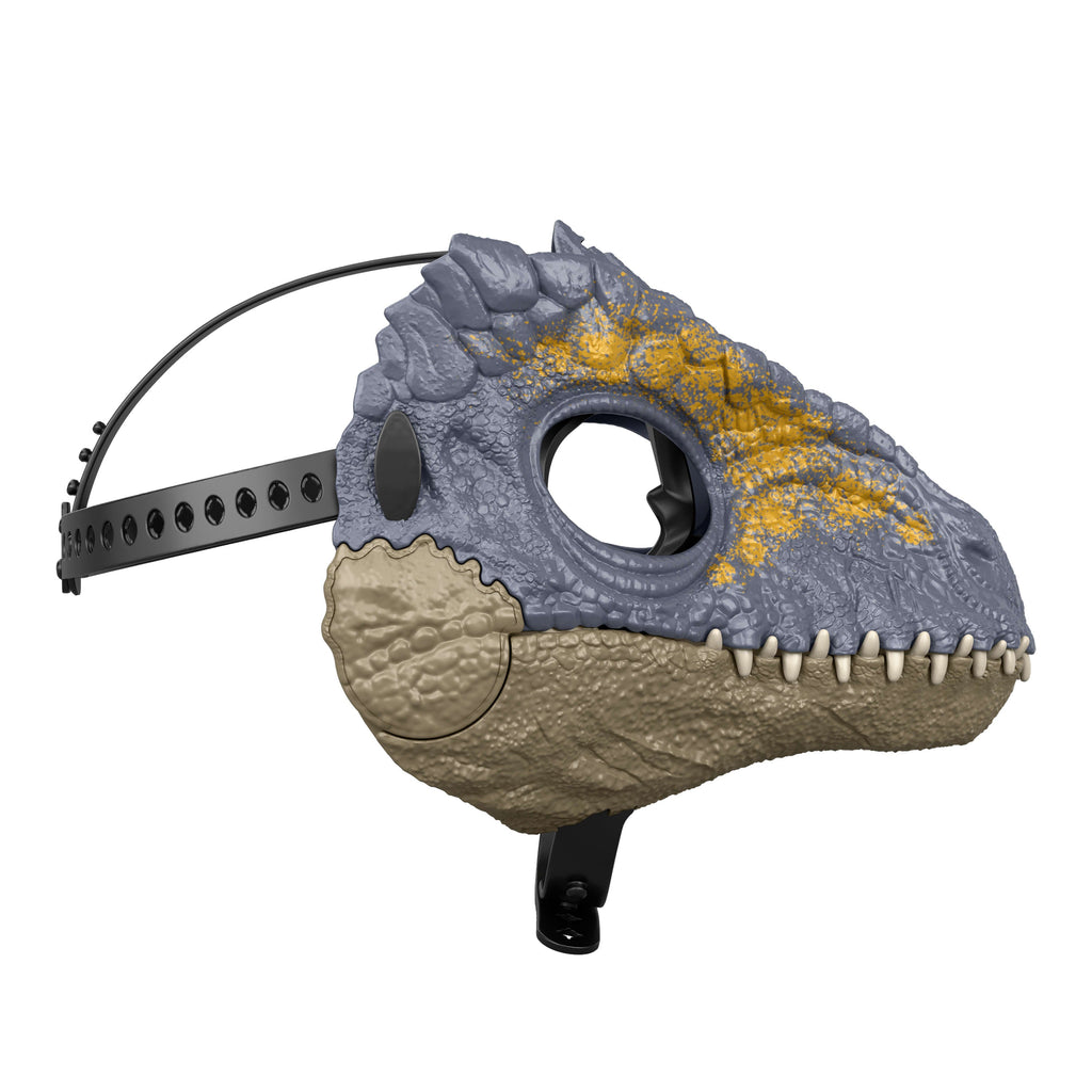 Jurassic World Giganotosaurus Dinosaur Movie Mask, Role Play Headgear, Jaw Opens To Chomp