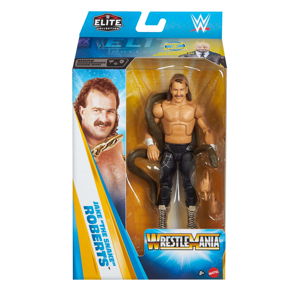 Wwe Figurine Articulée Wrestlemania Jake Le Serpent