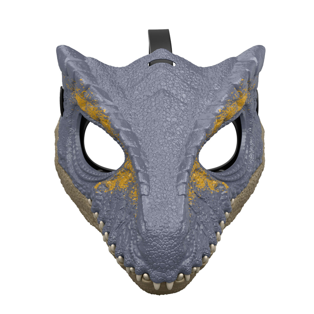 Jurassic World Giganotosaurus Dinosaur Movie Mask, Role Play Headgear, Jaw Opens To Chomp