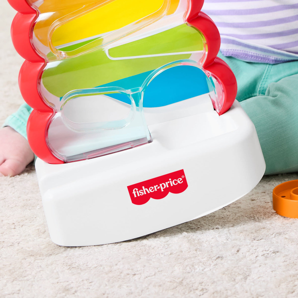 Fisher-Price-Empile-Tout Rigolo-Jouet D’Éveil Avec Jetons à Insérer