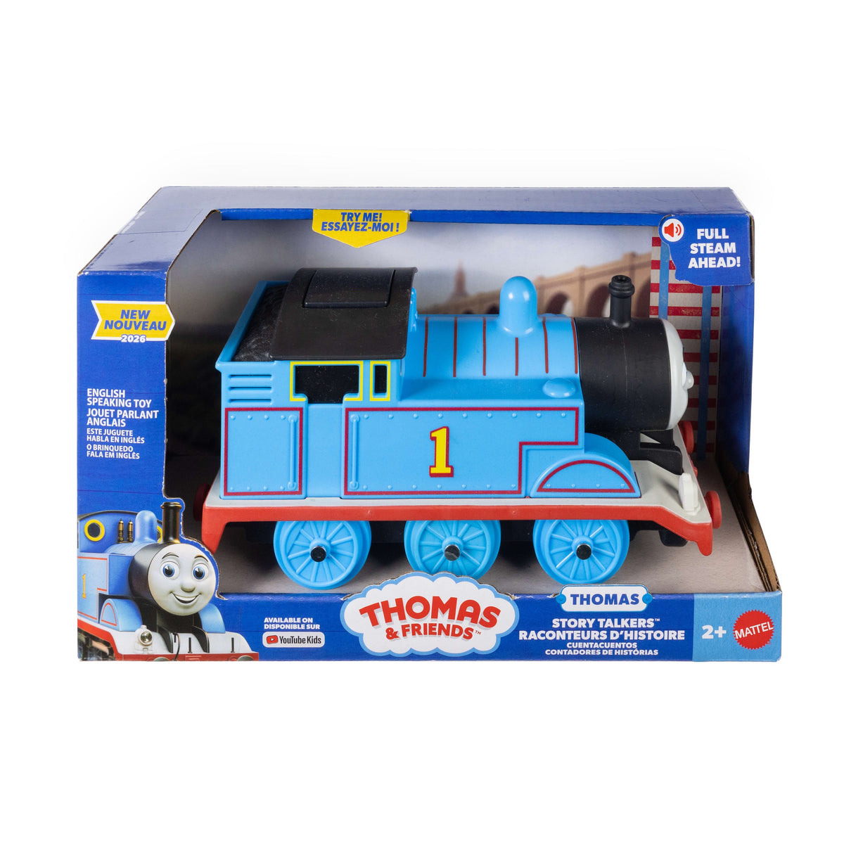 Thomas & Friends By Fisher-Price, Toy Thomas Train Engine With Sound Effects, Battery-Powered