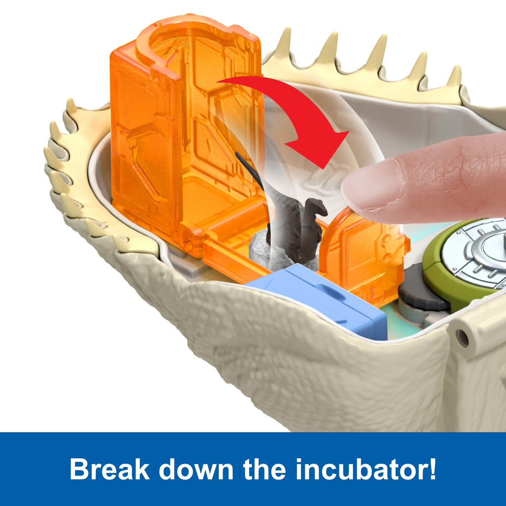Jurassic World Rebirth Micro Adventure Mutadon Head, Playset interactive Features & Small Figures