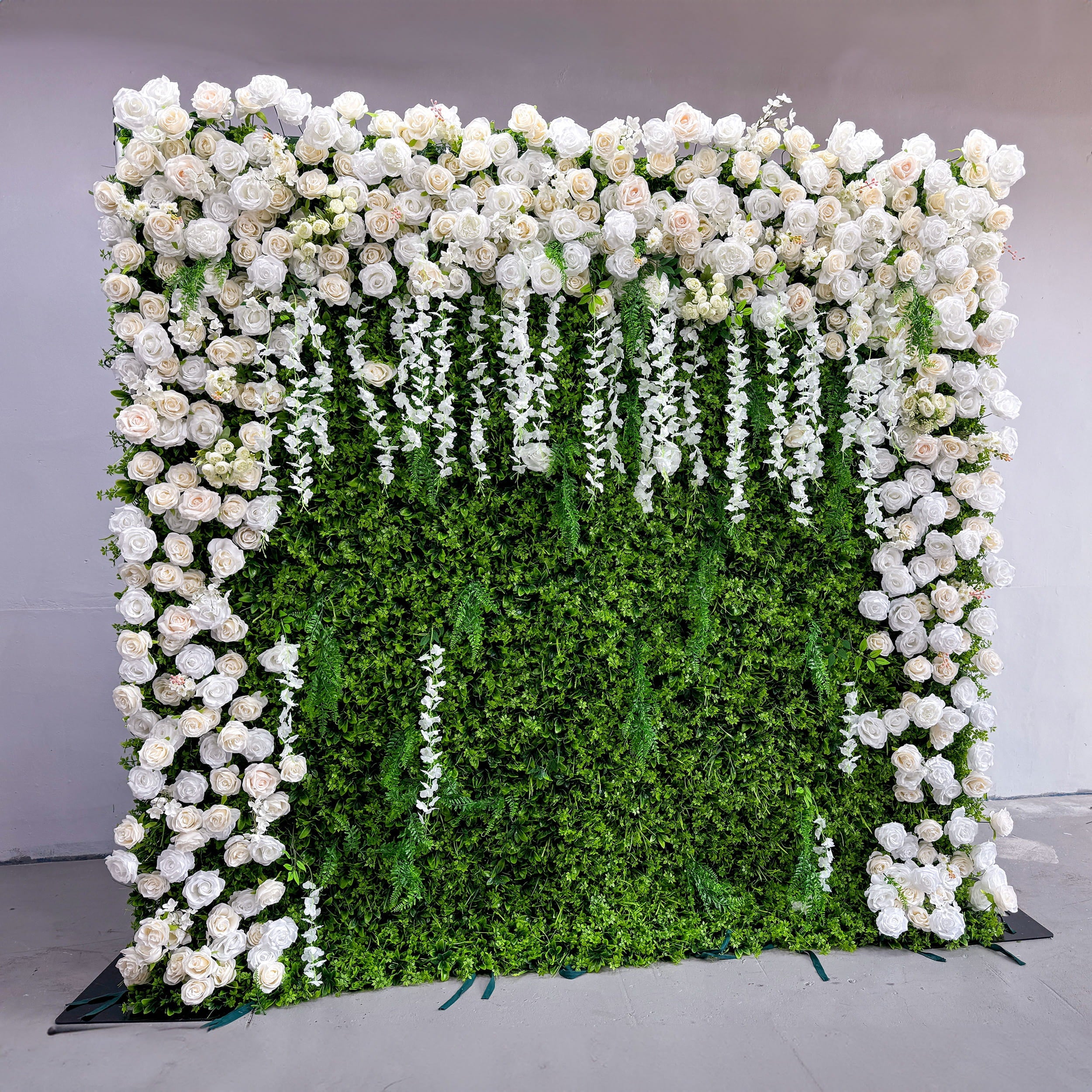 Stunning Lush Artificial Arch Gate Flower Wall-Artificial Flower Walls-The Pinnacle of Elegance for Wedding and Event Decor-VF-804