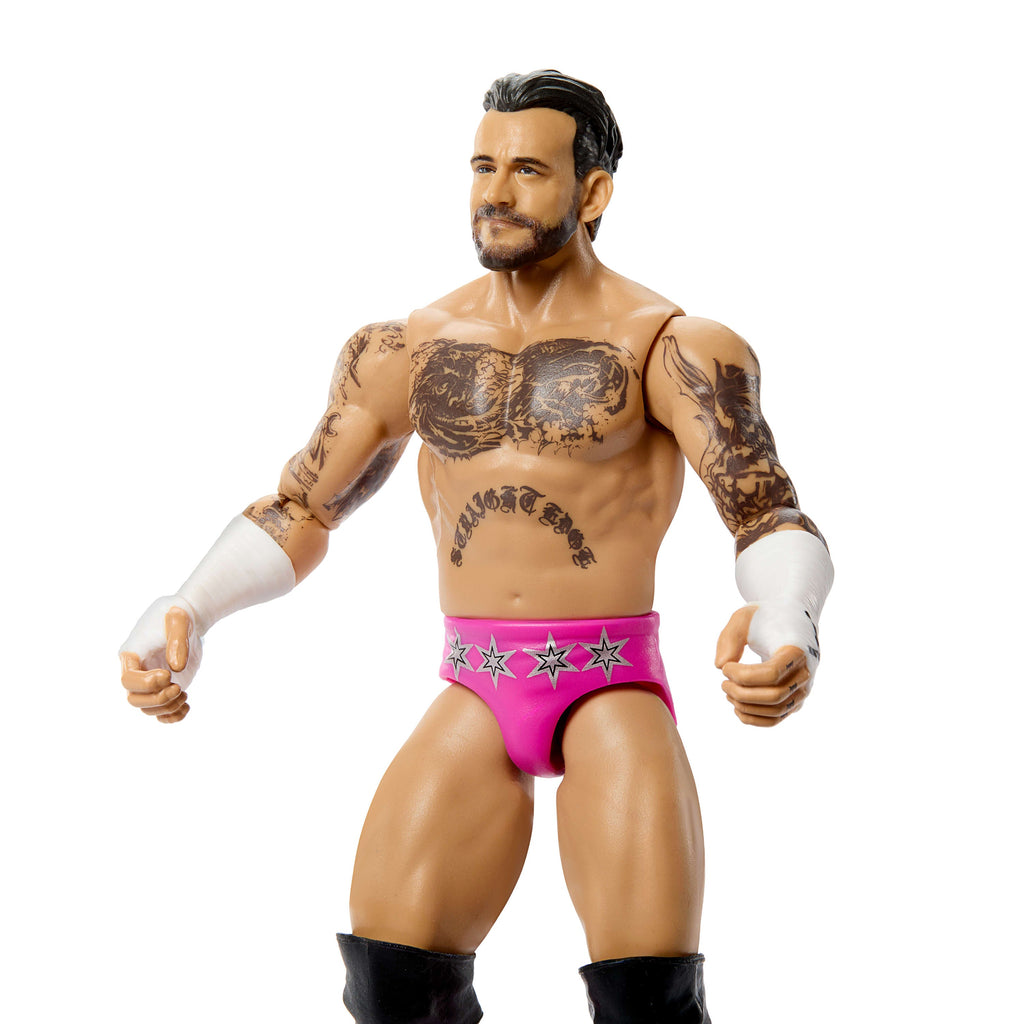WWE Cm Punk Action Figure, Main Event Series #164, 6-Inch Collectible With Articulation